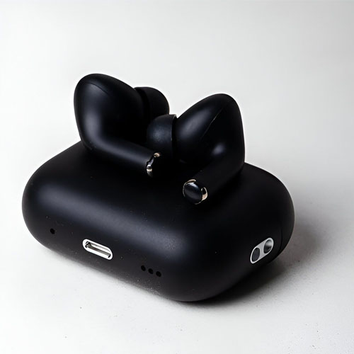 Second image of A9 Airpods Pro 2 Black with Touch Screen ANC/ENC