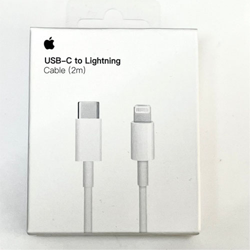 Second image of Apple Genuine Chargers & Cables - USB C-Lightning (1M)