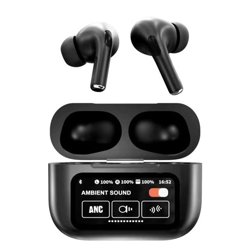 A9 Airpods Pro 2 Black with Touch Screen ANC/ENC